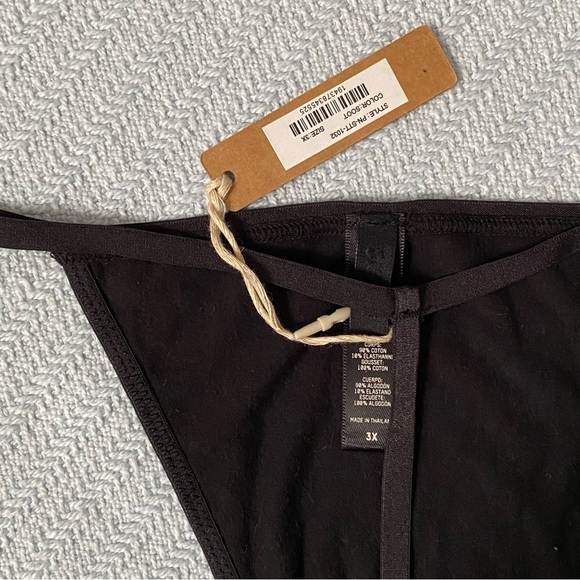 SKIMS FITS EVERYBODY T STRING and SEAMLESS PLUM BLACK SIZE 3X 2 pc bundle - Picture 13 of 16